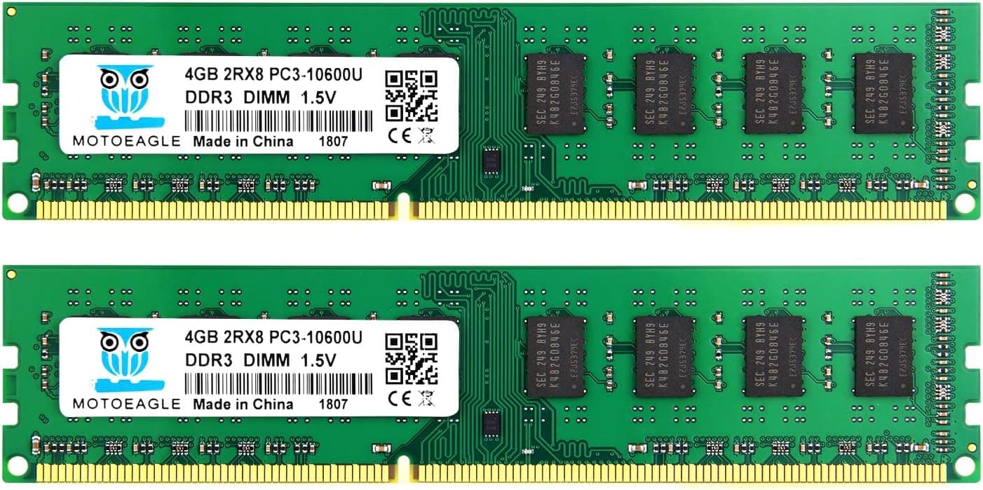 DDR3 1333MHz RAM PC3-10600 4GB 1.5V CL9 240-Pin UDIMM