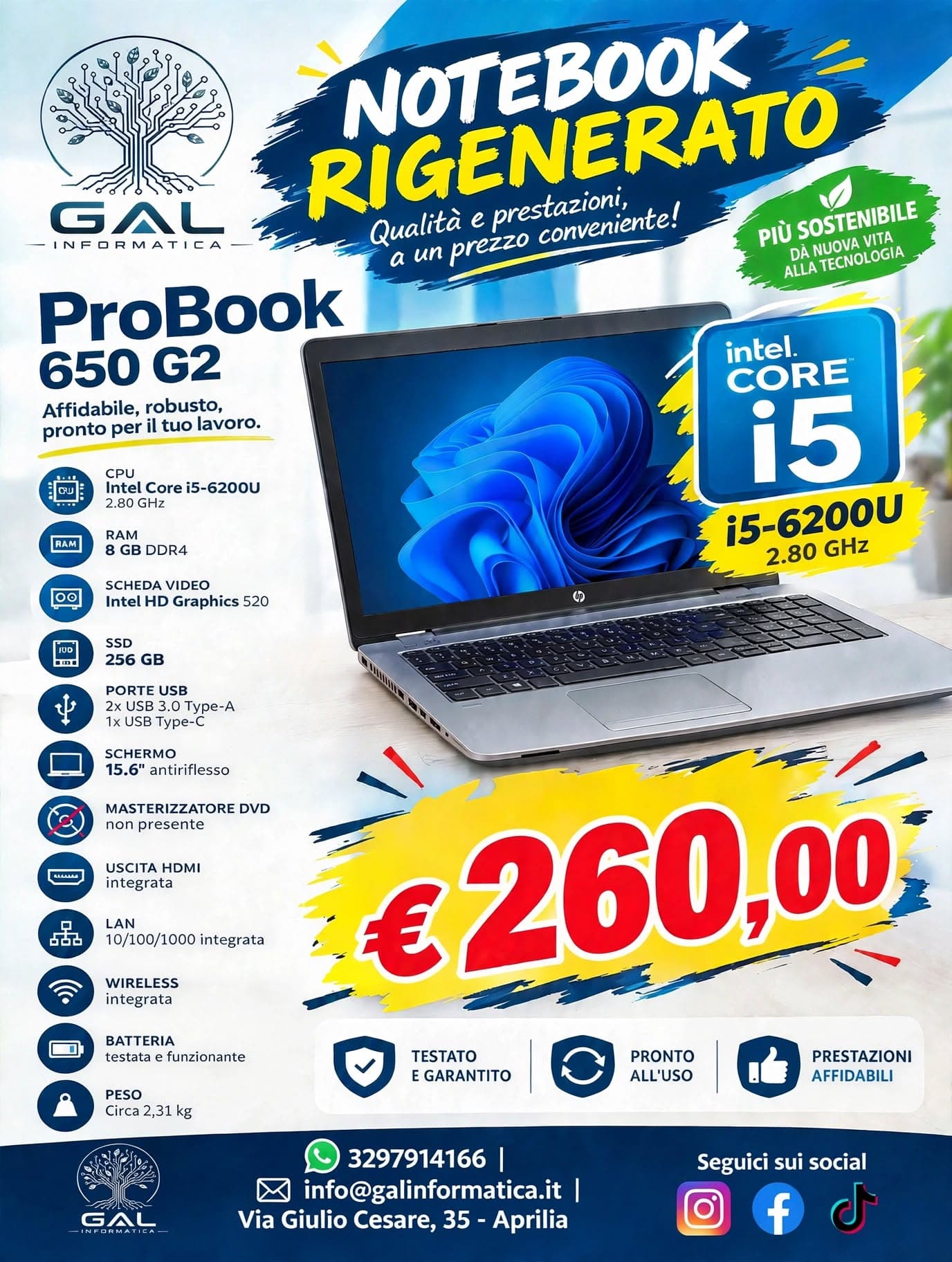 HP PROBOOK 650 G2