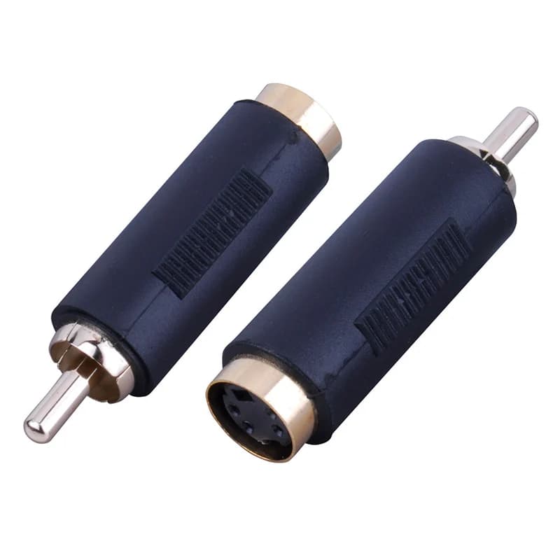 ADATTATORE MINI DIN 4 PIN F / RCA M — immagine 1 di 1