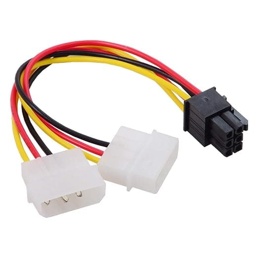 ADATTATORE ALIMENTAZIONE 2xIDE-6pin PC — immagine 1 di 1