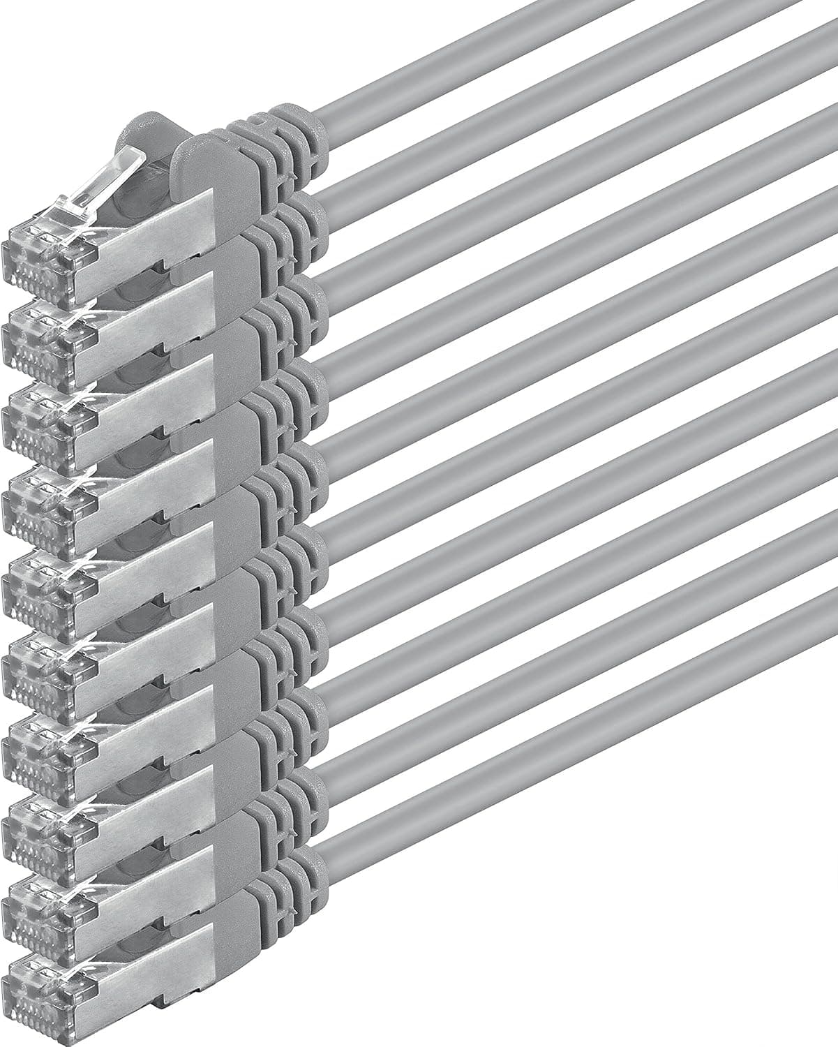 CAVO LAN cat.5e GREY  – 0,5 MT — immagine 1 di 1