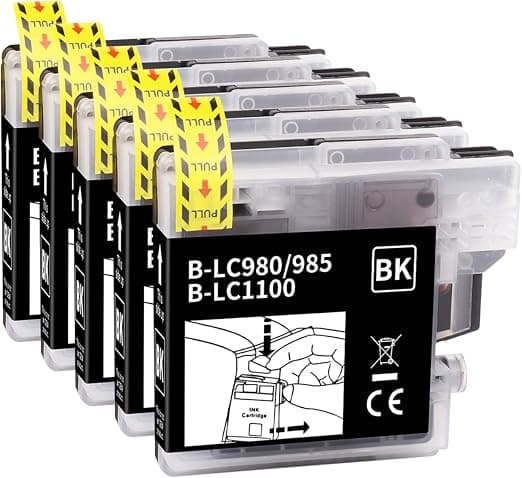 CARTUCCIA COMPATIBILE BROTHER LC980/985/1100 NERO — immagine 1 di 1
