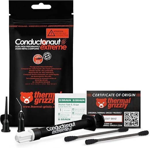 Thermal Grizzly Conductonaut Extreme 1g Metallo Liquido CPU GPU
