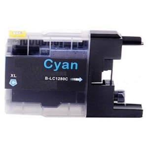 CARTUCCIA COMPATIBILE BROTHER LC1220/1240/1280 CIANO — immagine 1 di 1