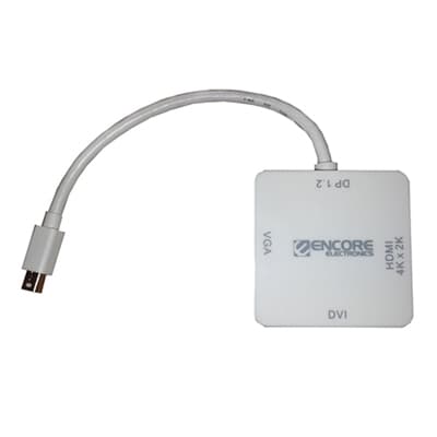 ADATTATORE DA MINI DISPLAY-PORT A DVI/VGA/HDMI 3 IN 1 — immagine 1 di 1