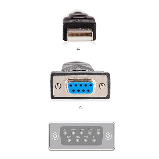 ADATTATORE USB 2.0/SERIAL PORT M/F — immagine 1 di 1