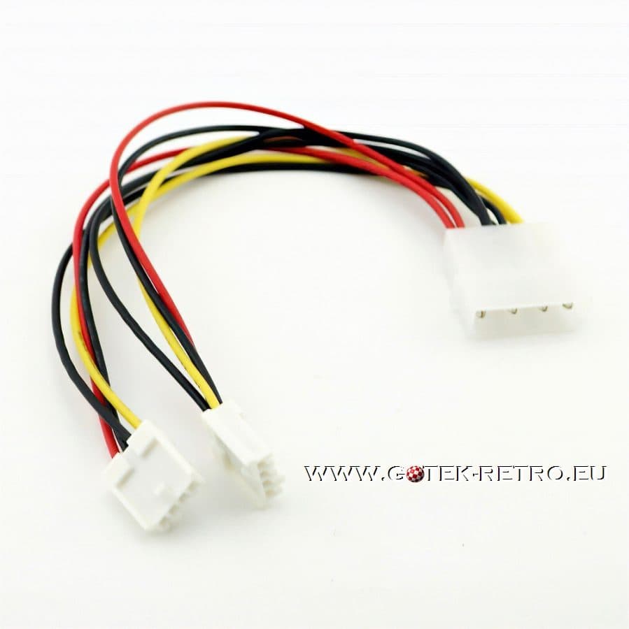CAVO SDOPPIATORE MOLEX IDE 1M / 2 Mini-Molex/Berg F — immagine 1 di 1