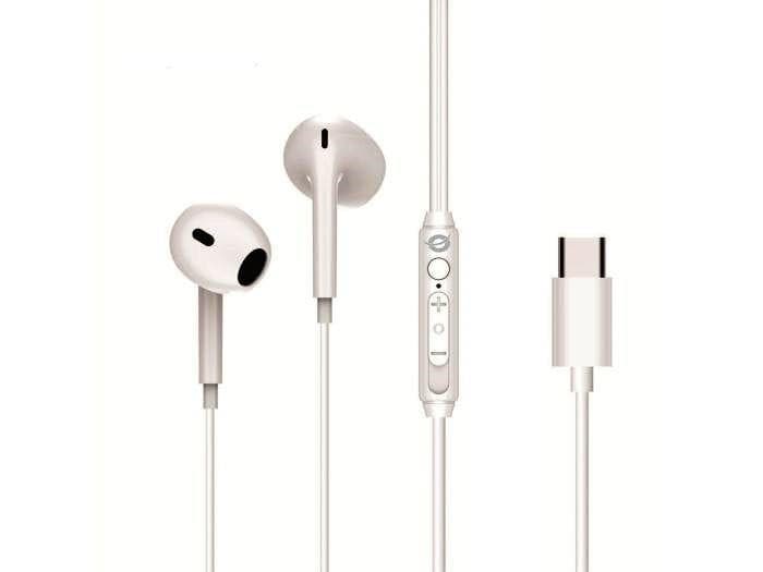 AURICOLARI IN-EAR CON CONNETTORE TIPO C - BIANCO