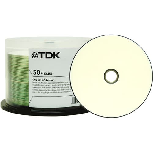 1 - CD-R 700MB 52X PRINTABLE TDK — immagine 1 di 1