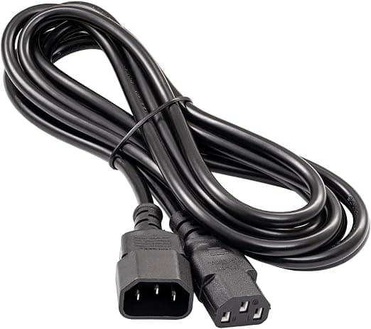 Cavo Prolunga di Alimentazione IEC C13/C14 - UPS, Stampanti - 3 mt