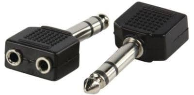 SDOPPIATORE JACK 6,3 M / 2 JACK 3,5 F