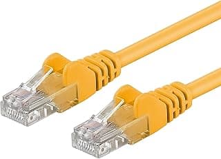 CAVO LAN cat.5e YELLOW  –  1 MT — immagine 1 di 1
