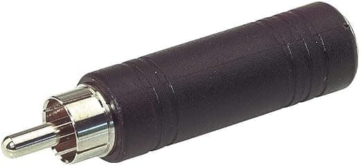 ADATTATORE MONO JACK F 6,3" / RCA M — immagine 1 di 1