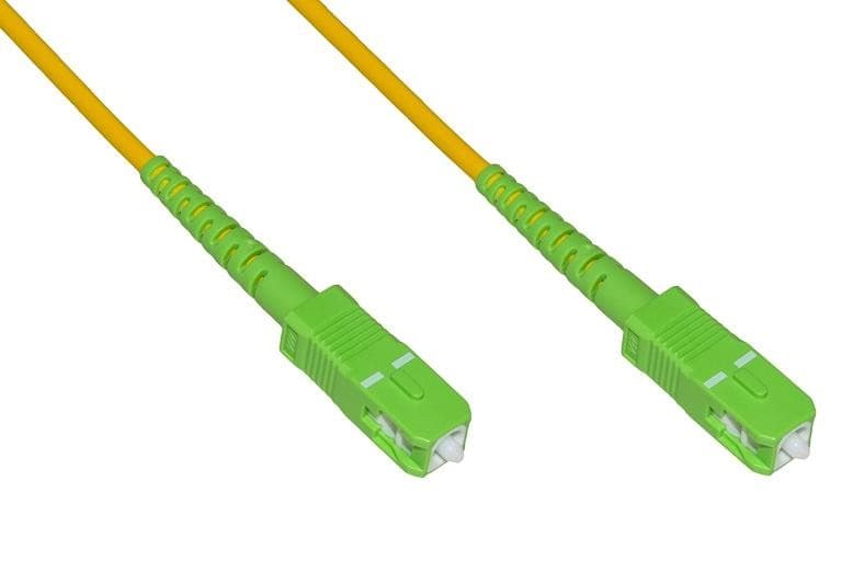 CAVO FIBRA OTTICA APC SC A APC SC SINGLEMODE SIMPLEX MT.5 — immagine 1 di 1