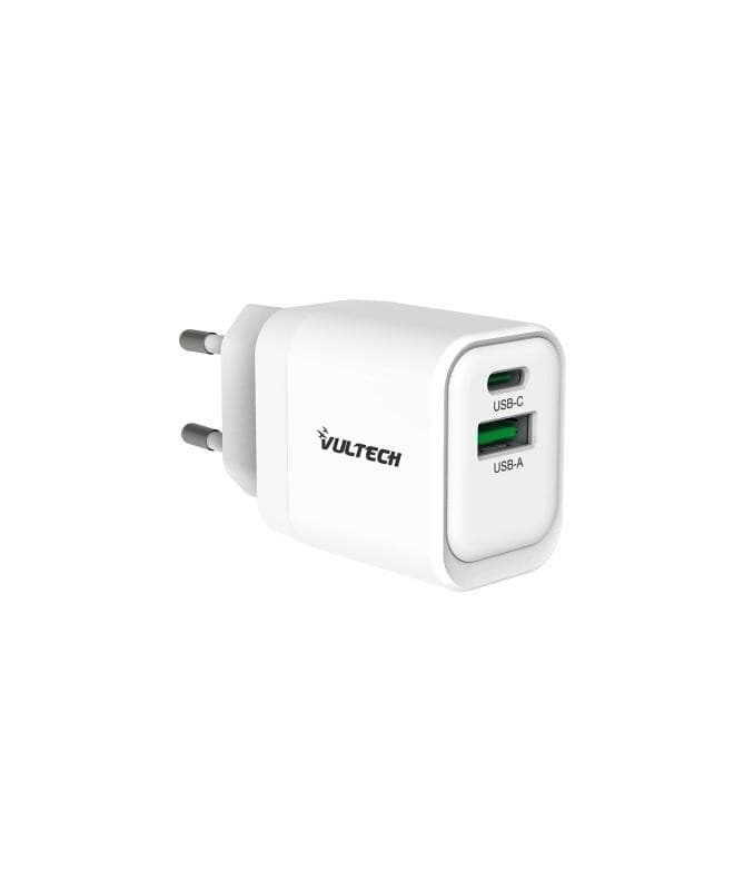 CARICABATTERIE CARICATORE DA RETE TYPE-C + 1 USB GAN 33W PPS — immagine 1 di 1