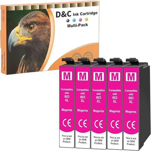 CARTUCCIA COMPATIBILE EPSON 603XL MAGENTA — immagine 1 di 1