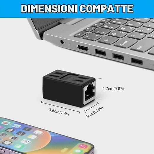ADATTATORE RJ45 F/F — immagine 1 di 1