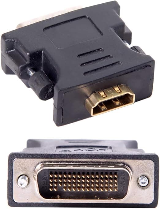 ADATTATORE DVI (24+5PIN)/HDMI M/M GOLD — immagine 1 di 1