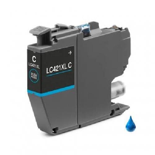 Cartuccia compatibile Brother LC421 XL - Ciano — immagine 1 di 1