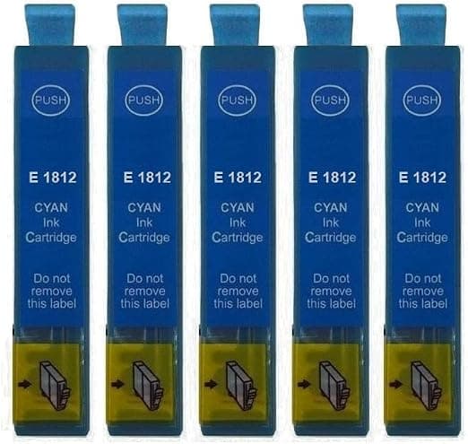 CARTUCCIA COMPATIBILE EPSON 1812 CIANO — immagine 1 di 1