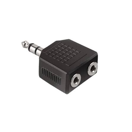 SDOPPIATORE JACK 3,5 M / 2 JACK 3,5 F