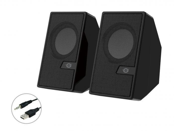 CASSE BJORN02B 2.0 6W 3.5MM/USB NERE — immagine 1 di 1
