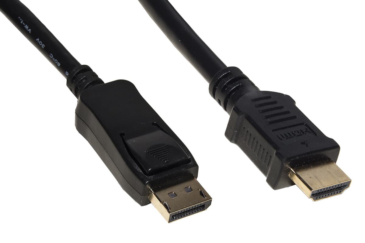 CAVO DISPLAYPORT 1.2 - HDMI® 1.4 4Kx2K 30 HZ MT 1 — immagine 1 di 3