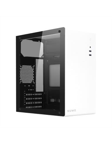 Case Micro ATX Bianco con Pannello in Vetro - NUWO