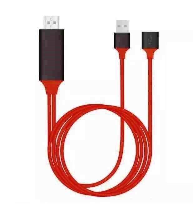 CAVO HDTV ADATT. VIDEO UNIV.3IN1 IPHONE ANDROID TYPE-C LIGHTNING MICRO USB A HDMI