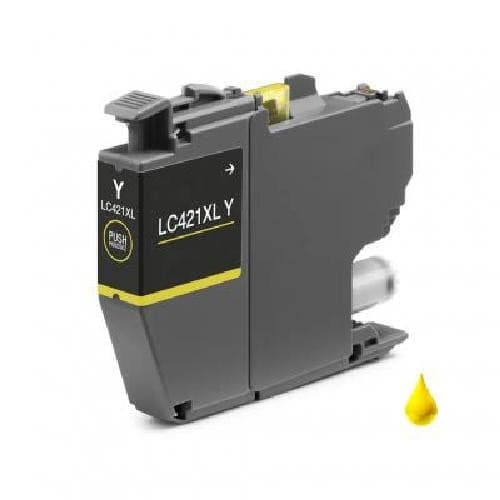 CARTUCCIA COMPATIBILE BROTHER LC421XL YELLOW GIALLO — immagine 1 di 1