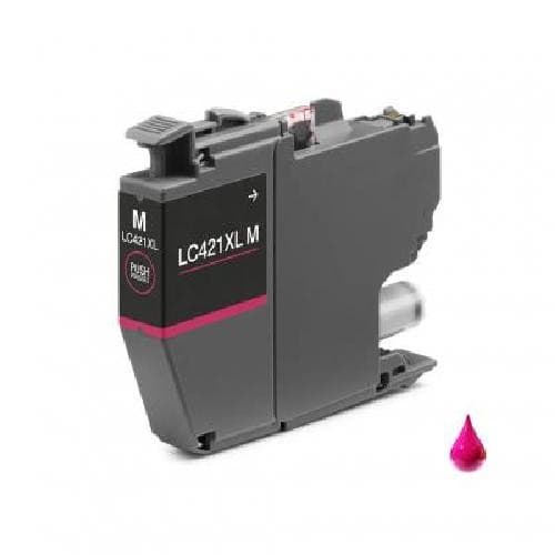 CARTUCCIA COMPATIBILE BROTHER LC421XL MAGENTA — immagine 1 di 1