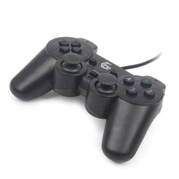 GAMEPAD JPD-UDV-01 CON DOPPIA VIBRAZIONE PER PC - USB - NERO — immagine 1 di 1