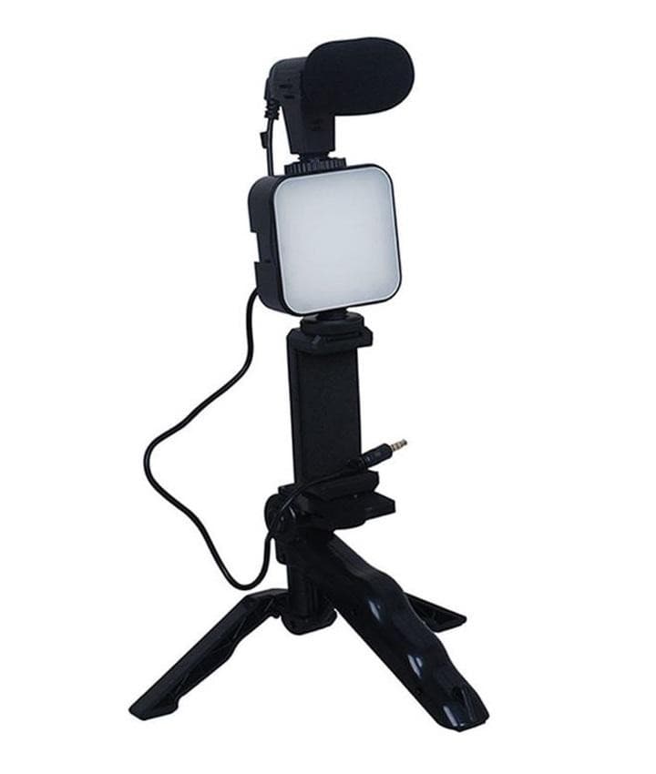KIT VLOGGING CAMERA - SUPP. VIDEO SMARTPHONE LUCE LED