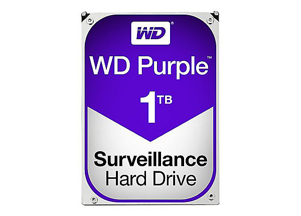 HARD DISK PURPLE 1 TB SATA 3 3.5" (WD10PURZ)